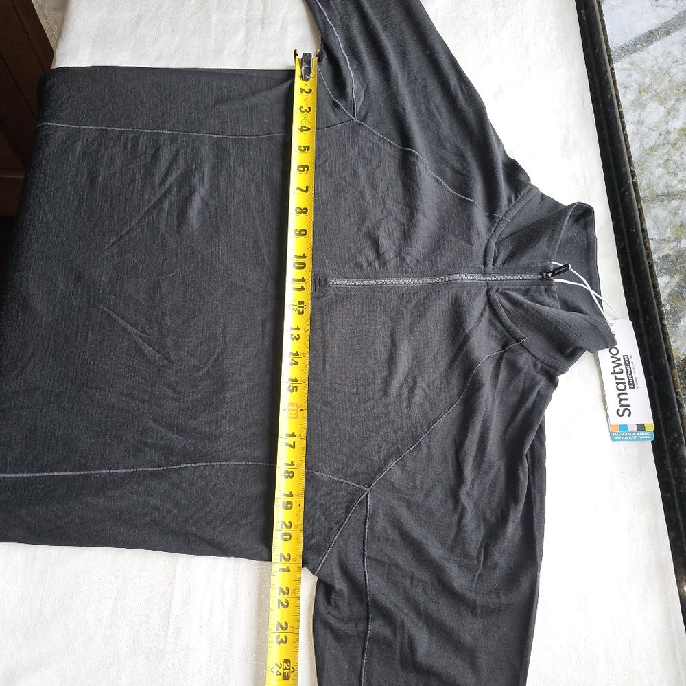 Smartwool Women's Classic All-Season Merino Base Layer 1/4 Zip Sz XL - Picture 8 of 12